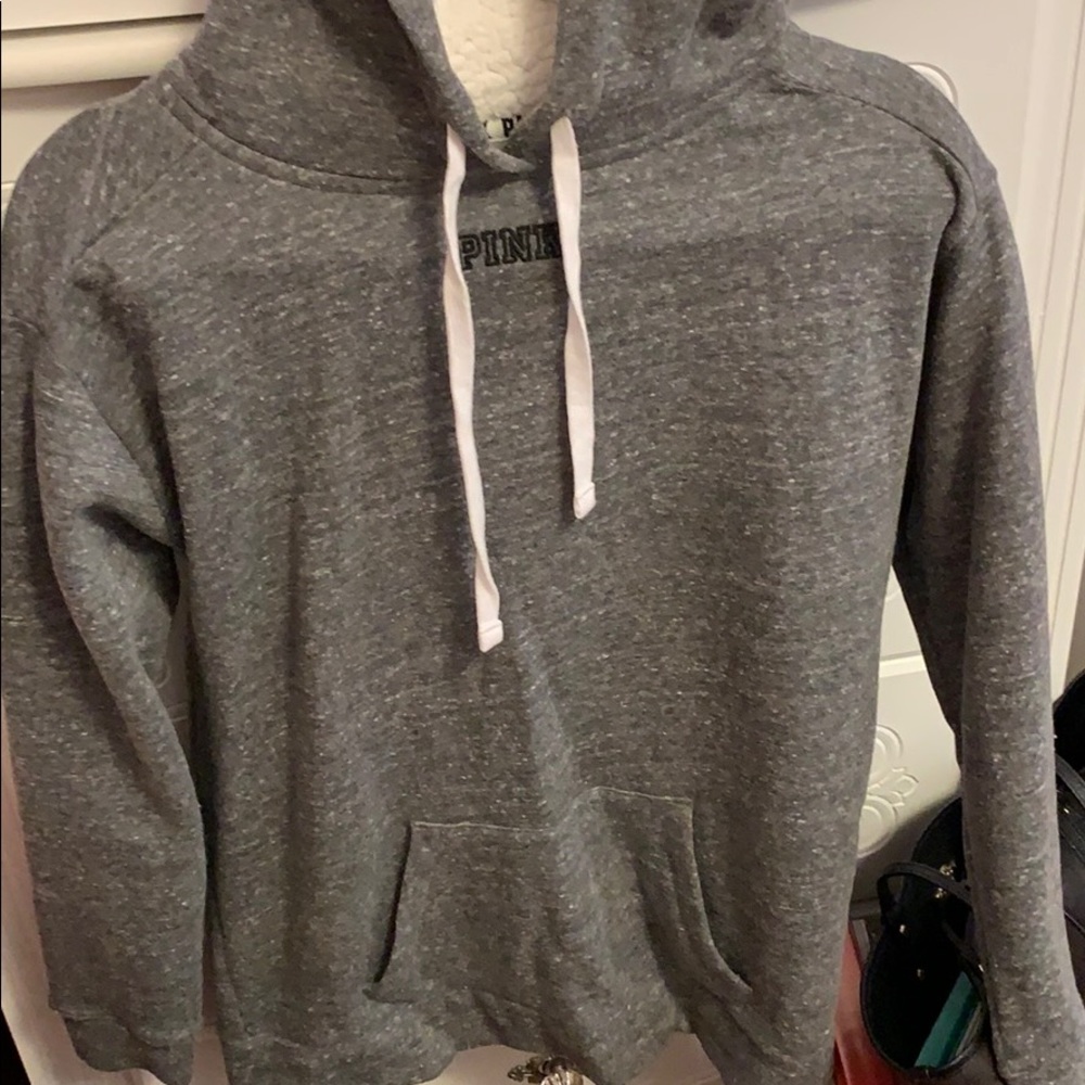 Pink sheerpa sweater